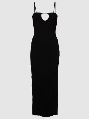 Μίντι φόρεμα Jacquemus μαύρο
