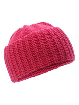 Кашемировая шапка Saint Laurent розовая
