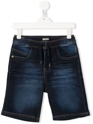 Shorts di jeans Molo blu