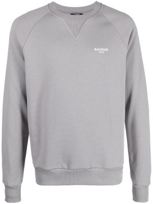 Rund hals sweatshirt Balmain grå