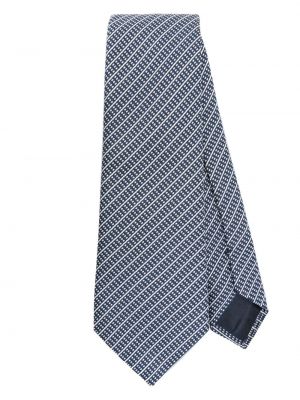 Žakárová hedvábná kravata Giorgio Armani