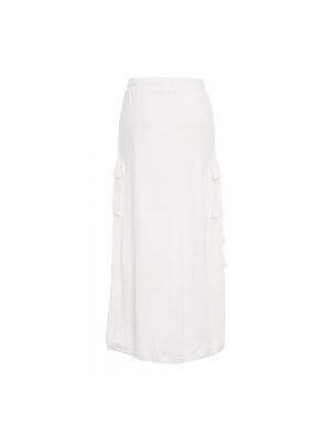 Długa spódnica w jednolitym kolorze Liu Jo Sport biała