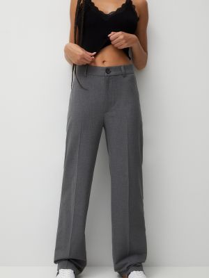 Pantalon plissé Pull&bear gris