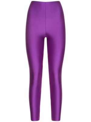 Leggings de tela jersey The Andamane violeta