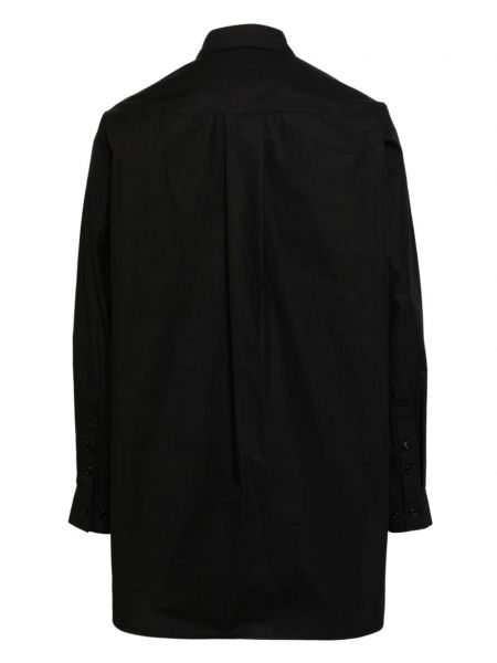 Drapiruota medvilninė marškiniai Songzio juoda