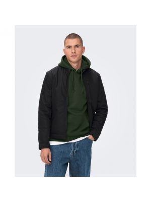 Chaqueta impermeable Only & Sons negro