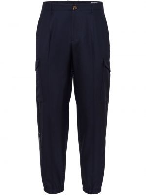 Pantalon cargo avec poches Brunello Cucinelli bleu