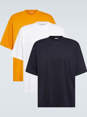 Camiseta de algodón Marni naranja