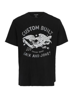 Póló Jack & Jones Plus fekete