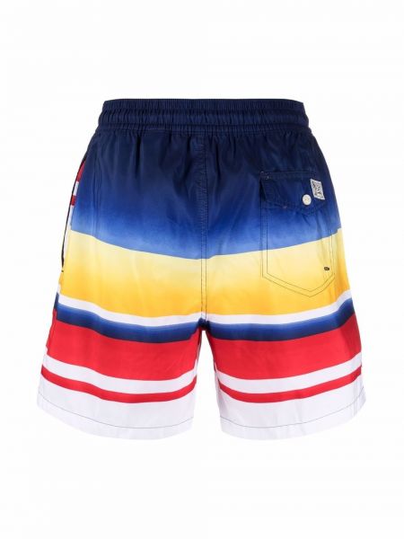 Shorts à rayures Polo Ralph Lauren bleu