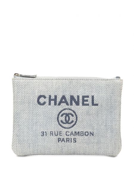 Mini taška Chanel Pre-owned modrá