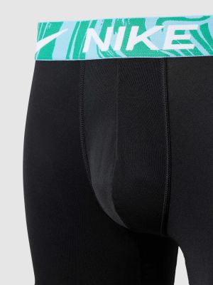 Bokserki slim fit z nadrukiem Nike czarne