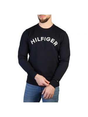 Sweter z długim rękawem Tommy Hilfiger niebieski