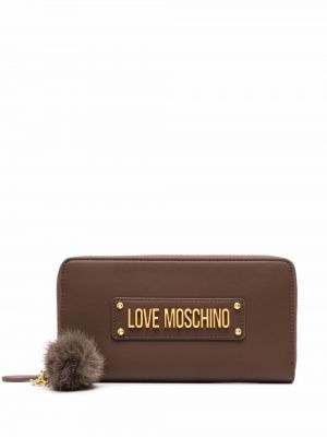 Кожаная барсетка Love Moschino