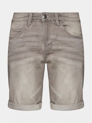 Priliehavé džínsové šortky Indicode sivá