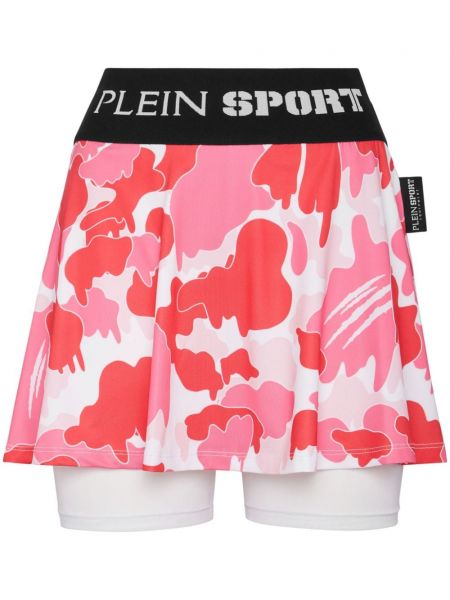 Suknja s printom s camo uzorkom Plein Sport