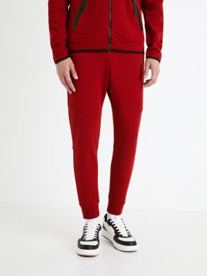 Spodnie sportowe Celio czerwone