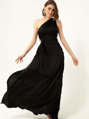 Вечернее платье с глубоким декольте Lafaba черное