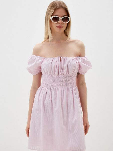 Джинсовое платье Gloria Jeans розовое