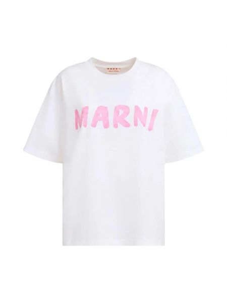 Biała koszulka Marni