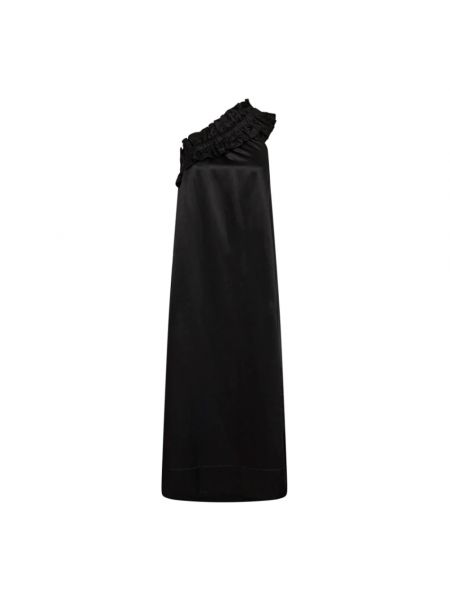 Sukienka długa z falbankami Copenhagen Muse czarna