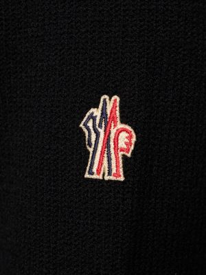 Vilnonis vilnonis megztinis Moncler Grenoble juoda