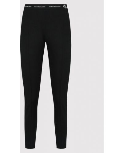 Calvin Klein Jeans Plus Leggings J20J218016 Fekete Slim Fit