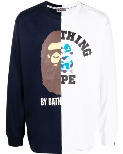 Bomull t-skjorte A Bathing Ape® blå