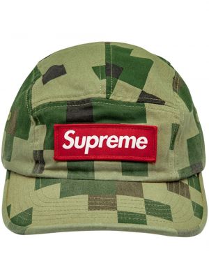 Zielona czapka z daszkiem Supreme