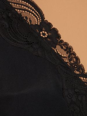 Mini haljina Mm6 Maison Margiela crna