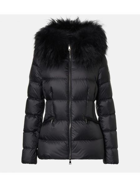 Jacka med skärp Moncler svart