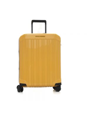 Żółta walizka Piquadro