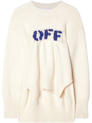 Vlnený sveter Off-white