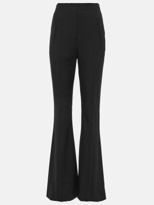 Kalhoty s vysokým pasem Veronica Beard černé