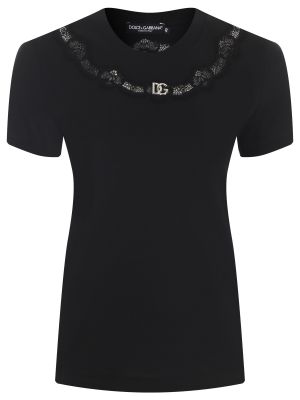 Кружевная футболка Dolce &amp; Gabbana