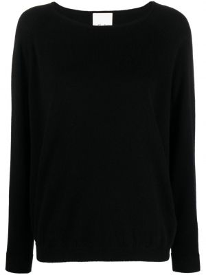 Kašmírový vlnený sveter Allude čierna