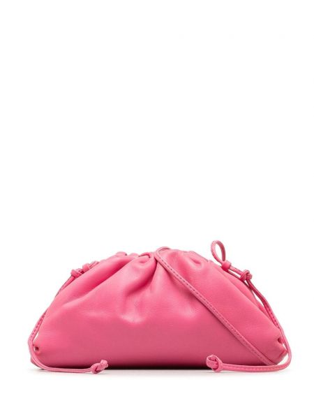 Clutch torbica Bottega Veneta Pre-owned ružičasta