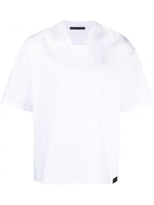 Pamut póló Low Brand fehér