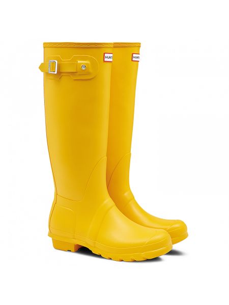 Ботфорты Hunter Boots желтые