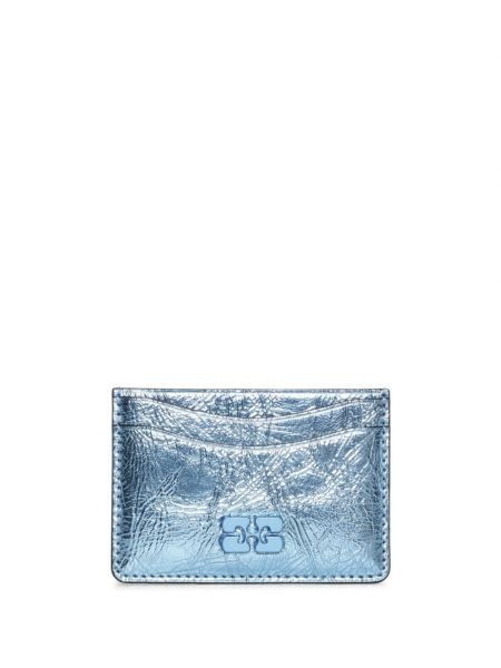 Peňaženka Ganni modrá