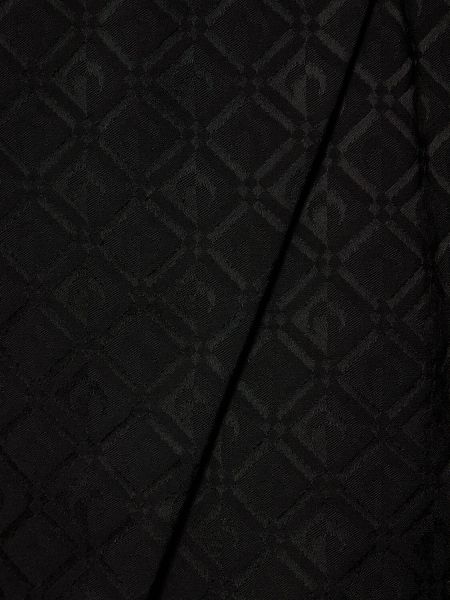 Žakárové šortky Marine Serre čierna