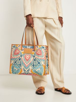 Nákupná taška s paisley vzorom Etro