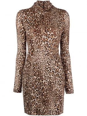 Leopard trykt dress Etro brun