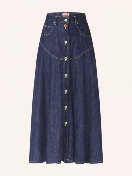 Джинсовая юбка Kenzo синяя