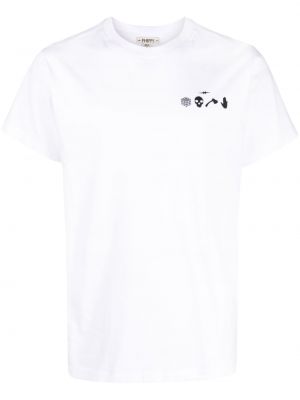 Памучна тениска с принт Phipps бяло