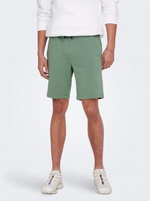 Спортни панталони Only зелено