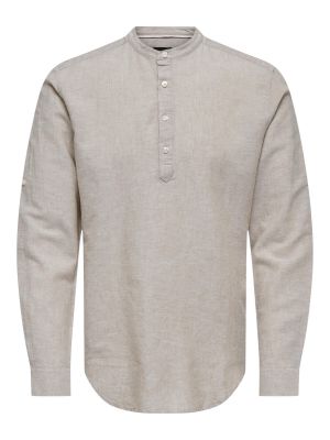 Skjorte Only & Sons beige