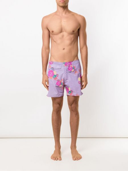Shorts à imprimé Amir Slama violet