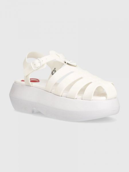 Sandale s platformom Love Moschino bijela