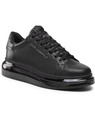 Sneakersy KARL LAGERFELD - KL52625 Black Lthr/Mono